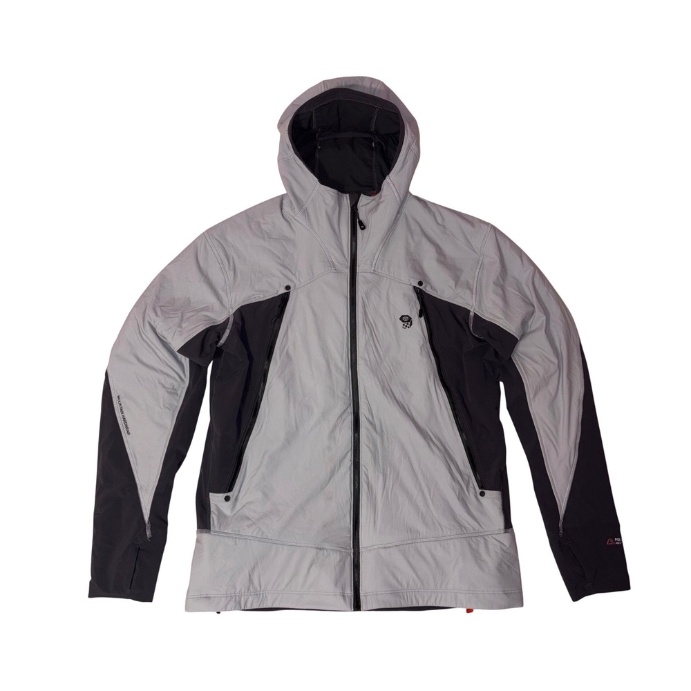 MOUNTAIN HARDWEAR Rogue Composite Jacket Mens XL Gray Polartec OM0733